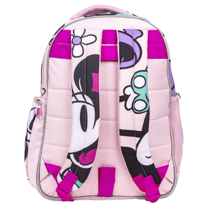 Mochila escolar mediana de minnie mouse, niños, multicolor, estándar