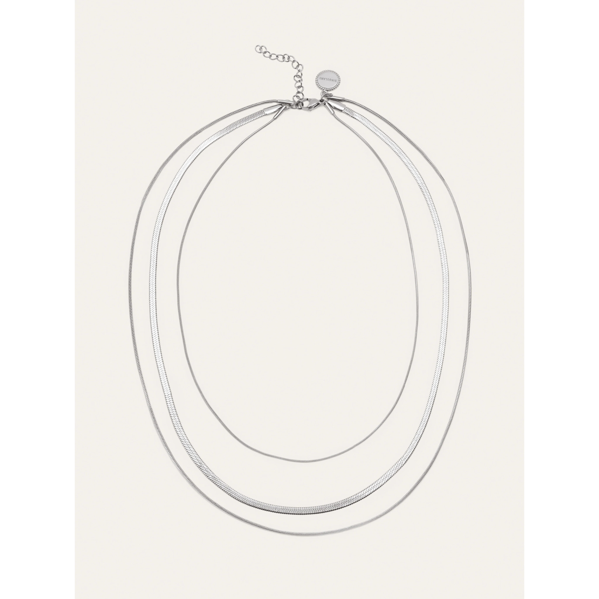 Collana Maat in Acciaio