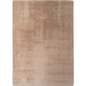 ALBA - Tapis doux beige à poils courts