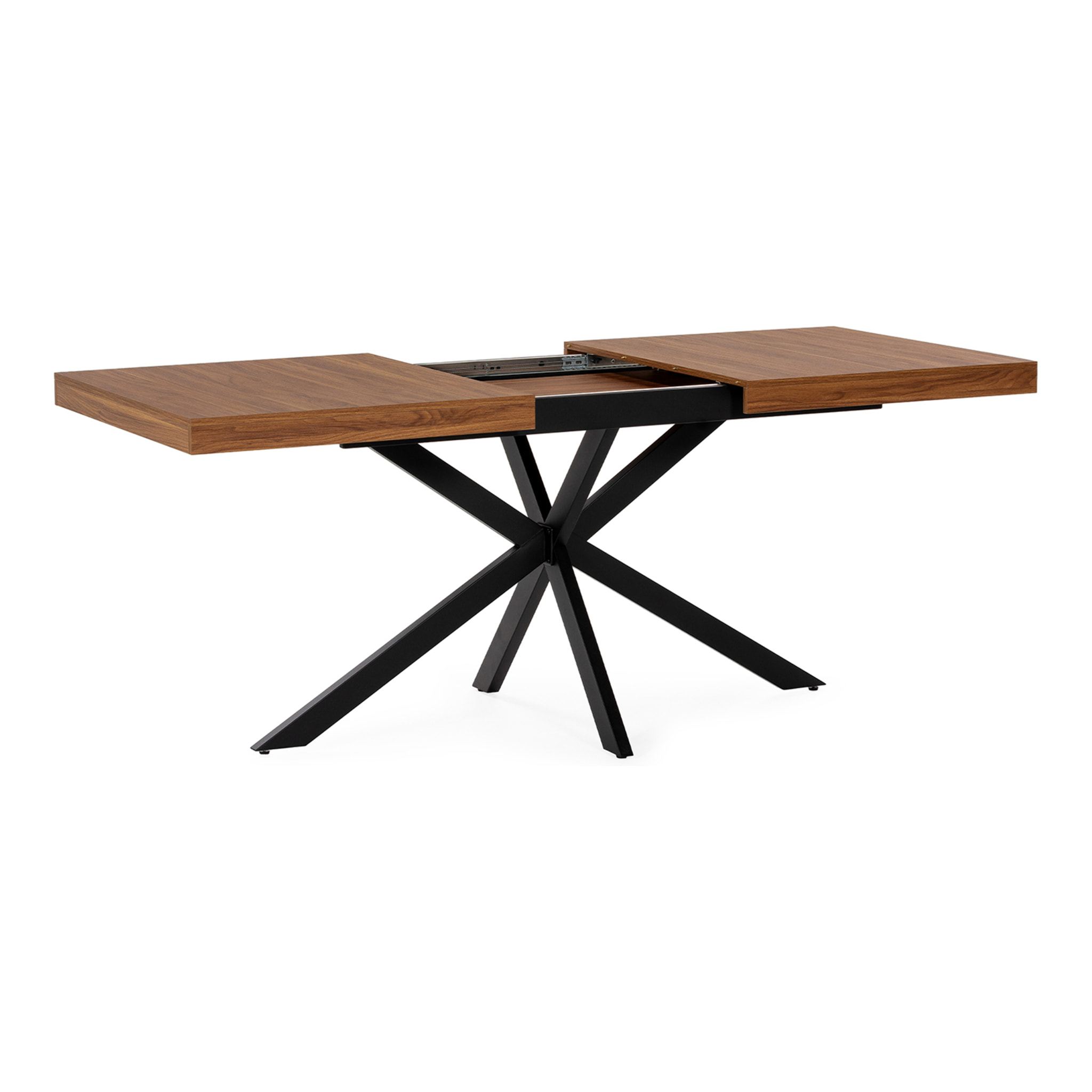 Mesa de Comedor Extensible Genova efecto Nogal, 140-180 cm