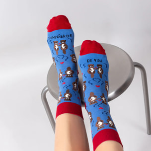 Calcetines "Eres mi compañer@ de vida" talla 36-41