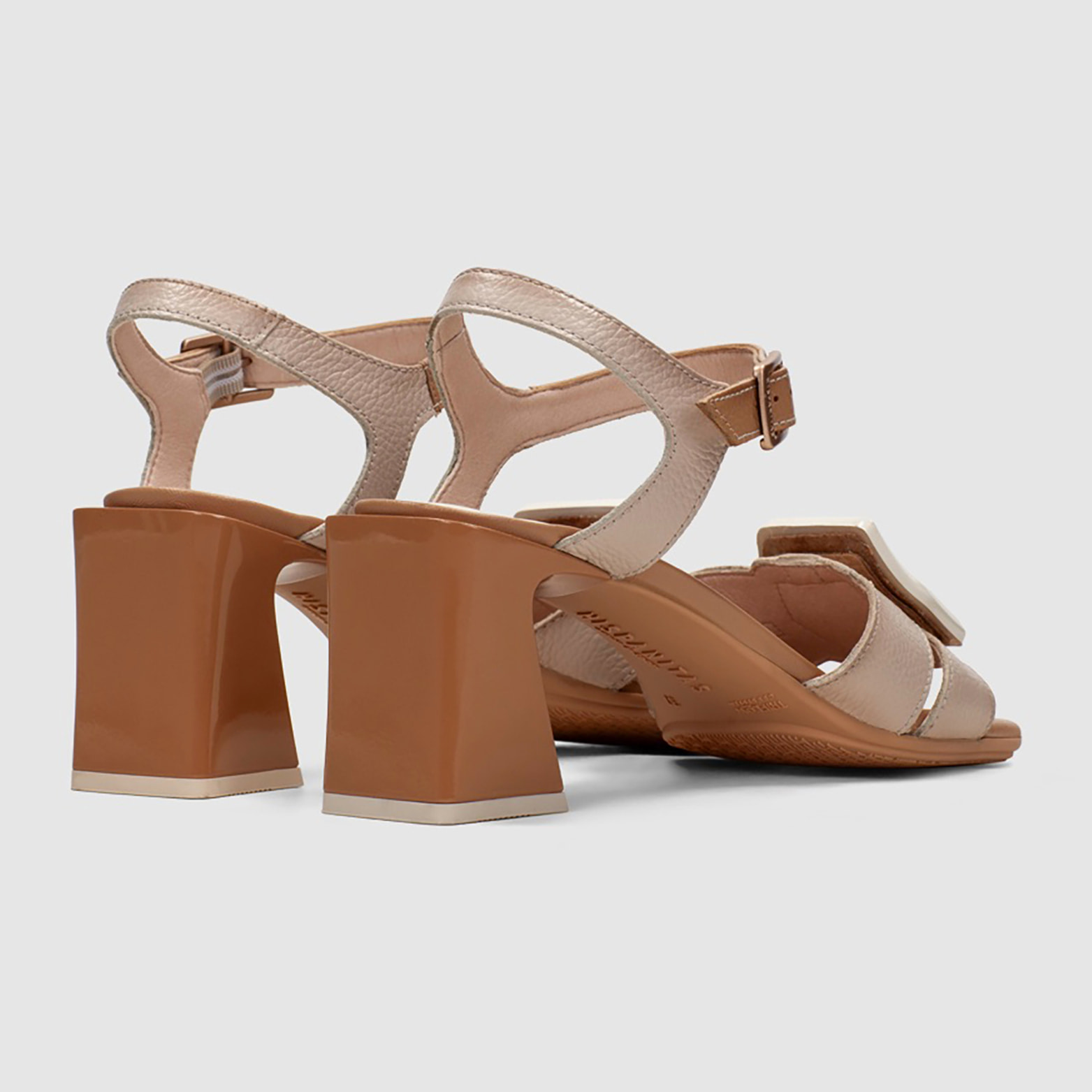 Sandalia Tacon Mallorca Piedra desert 6,5 cm