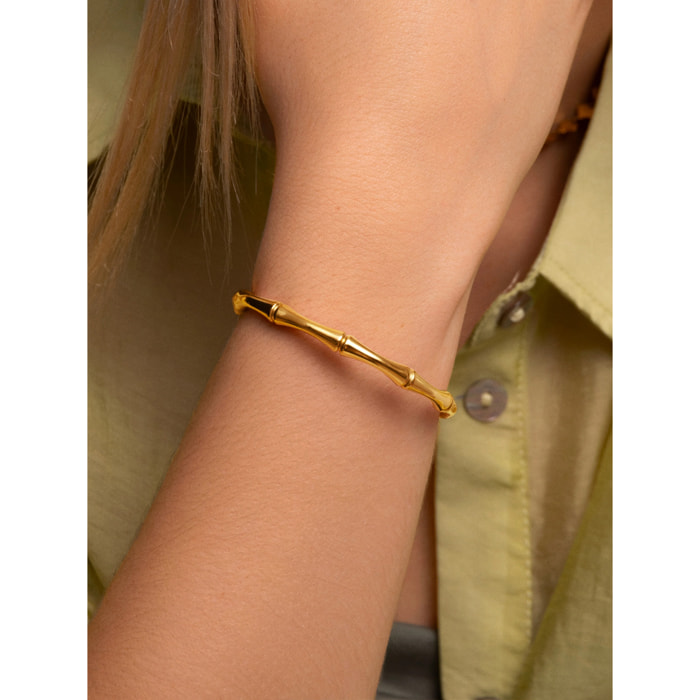 Bracciali Sugarcane in Acciaio Placcato Oro