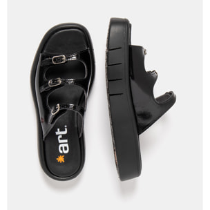 Sandalias 1847 NAPPA SHINNY BLACK/ MALAGA color Black