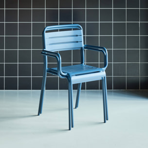 Fauteuil de jardin acier (lot de 2) AMÉLIA