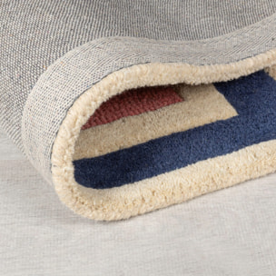 Tapis en laine BLOCKS RETRO