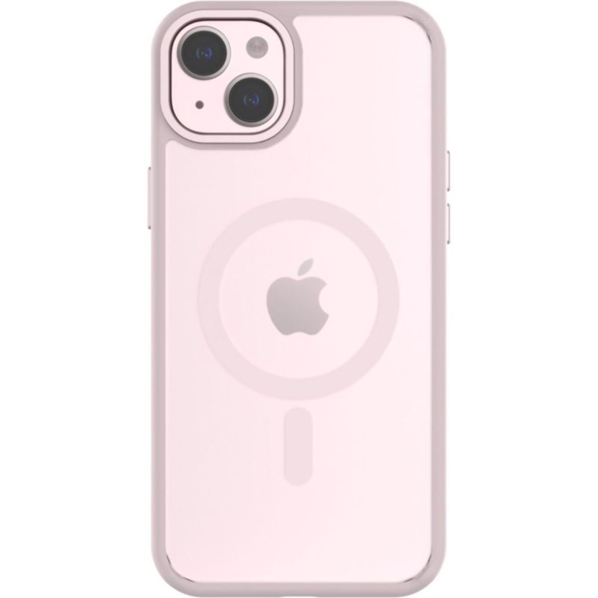 Coque bumper QDOS Iphone 15 Plus MagSafe Hybrid SNAP Rose