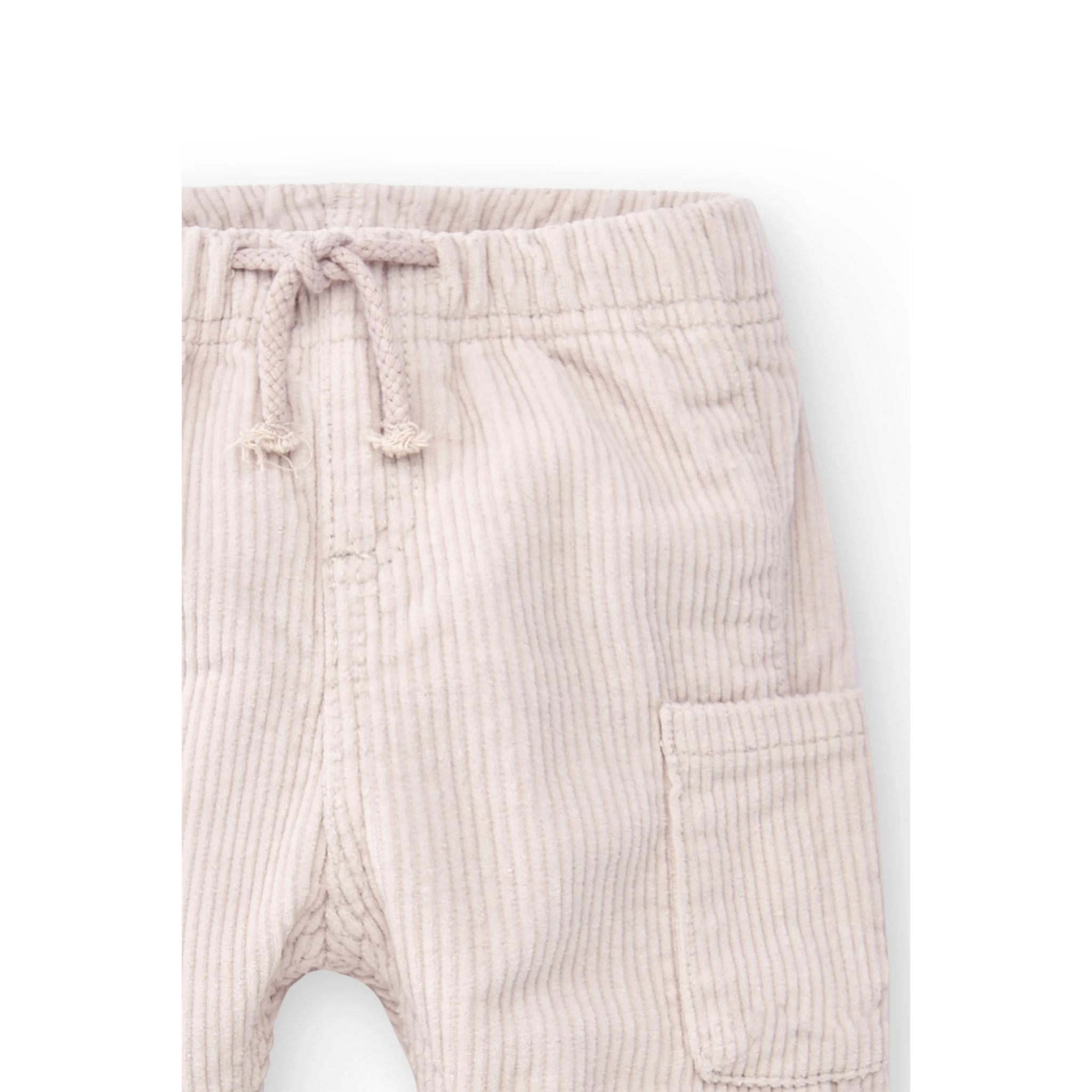 Pantalon Bebe Velours Cotele Beige