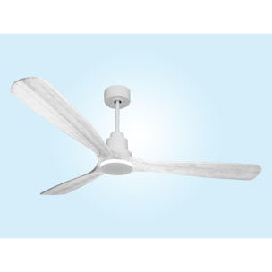 Ventilateur de plafond Réversible  Thermostat Wifi Moteur à courant continu Toits en pente Télécommande Hypersilence Mémoire Shopify Vendible (AUTOMATIQUE)