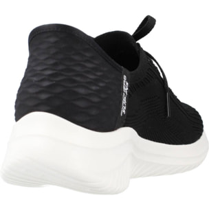 Sneakers De  Mujer Slip-ins: Ultra Flex 3.0 Tonal Stretc Negro