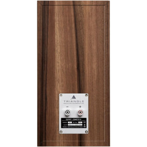 Enceinte bibliothèque TRIANGLE COMETE EZ Chataigner x2