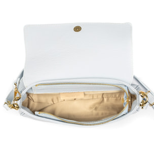 Borsa a tracolla Azzanello baguette donna. Vera pelle Dollaro.