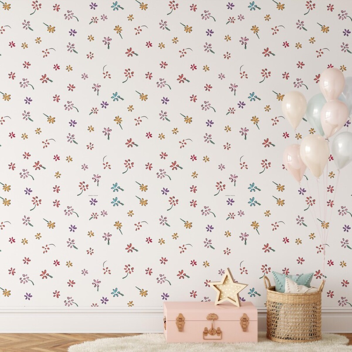 Carta da Parati Ufficiale Il Piccolo Principe Fiori