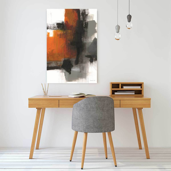 Tableau abstrait azoïque doré i  Toile imprimée