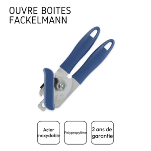 Set de 2 ouvre-boîtes en plastique et acier Fackelmann Elemental