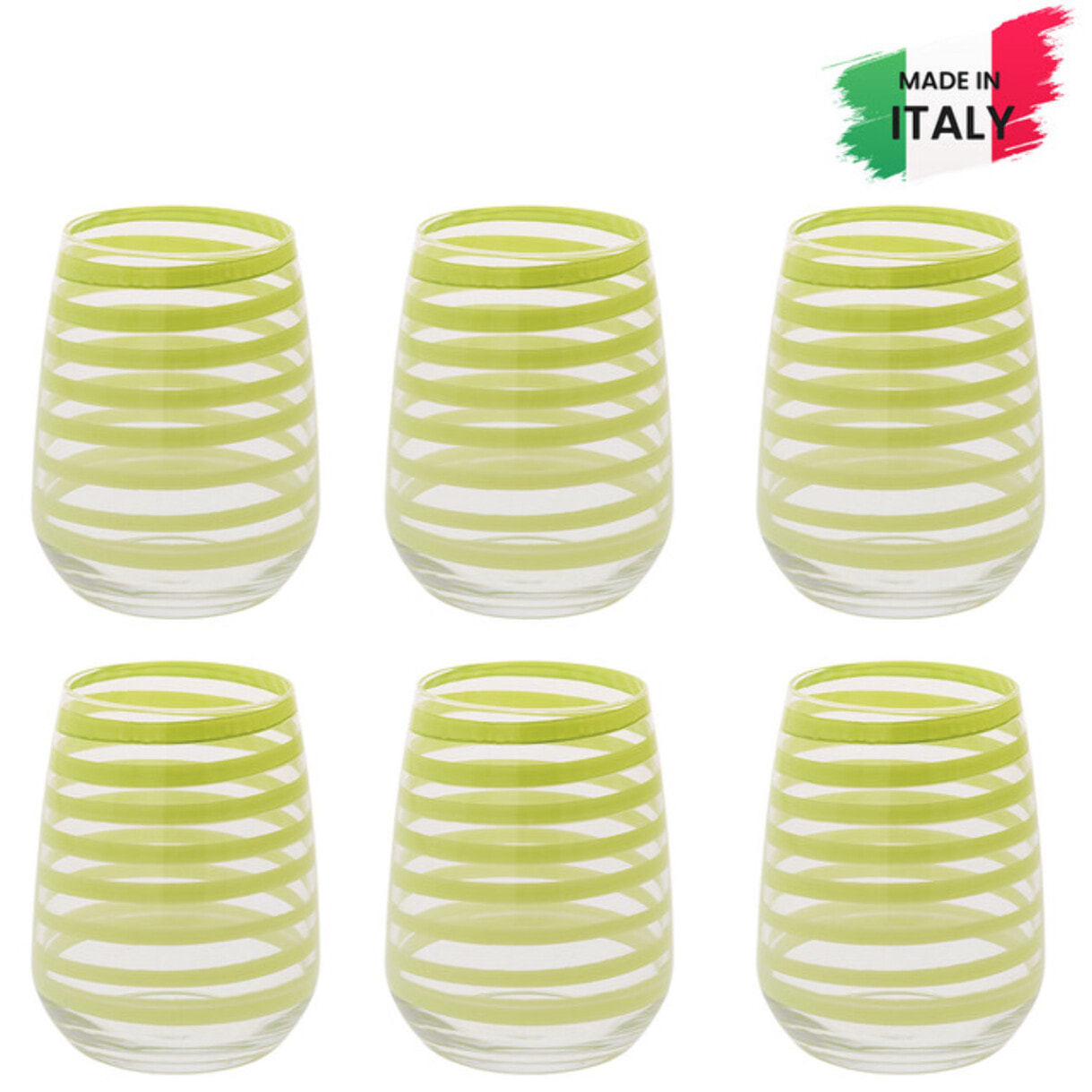 Set 6 bicchieri da acqua Malva