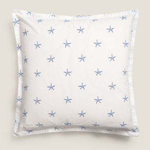 Funda de cuadrante algodón percal marinero Crea color azul 100% Algodón percal