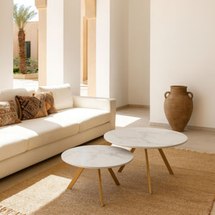 Set de 2 tables gigognes HOXTON