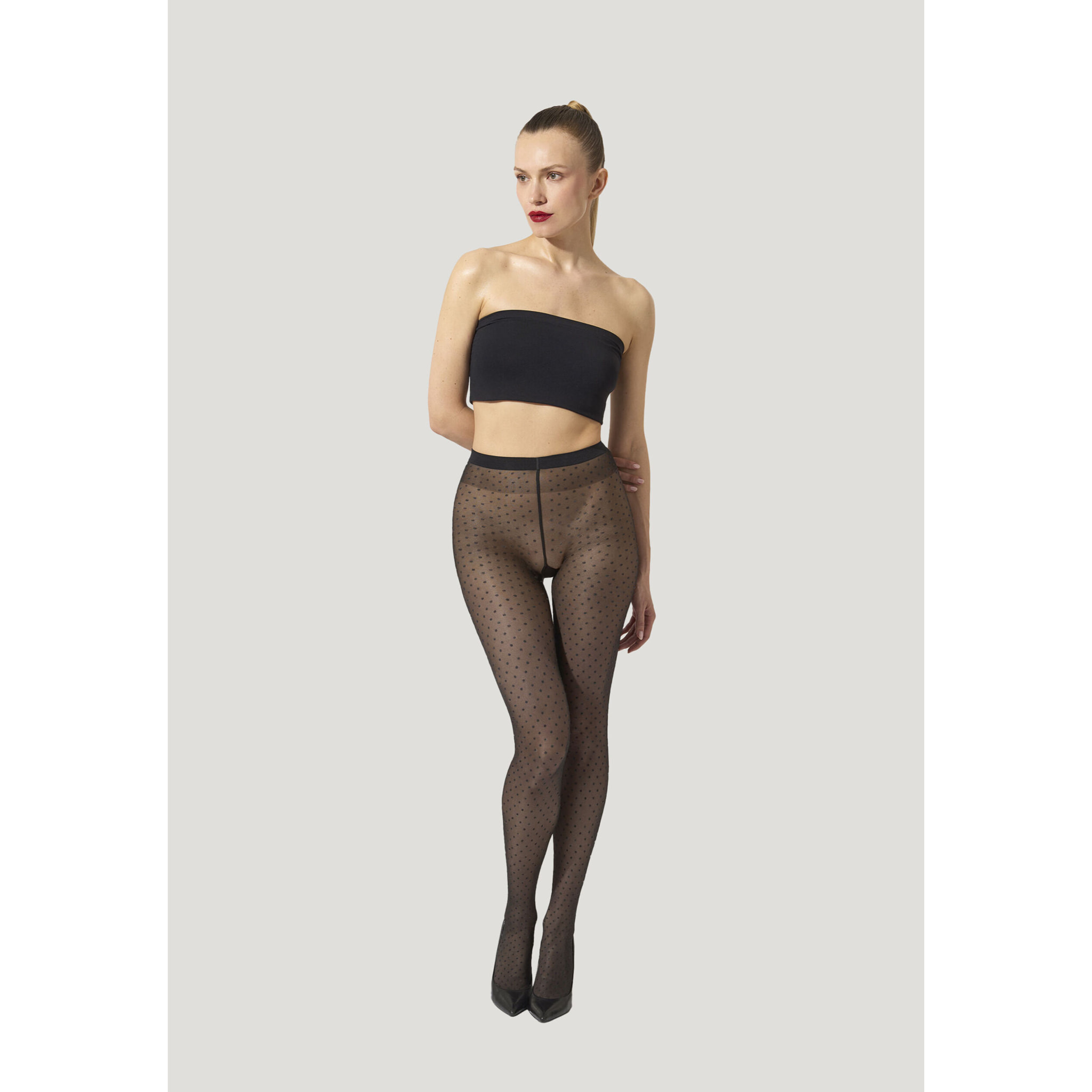 Collant Multicolored Dot Tights