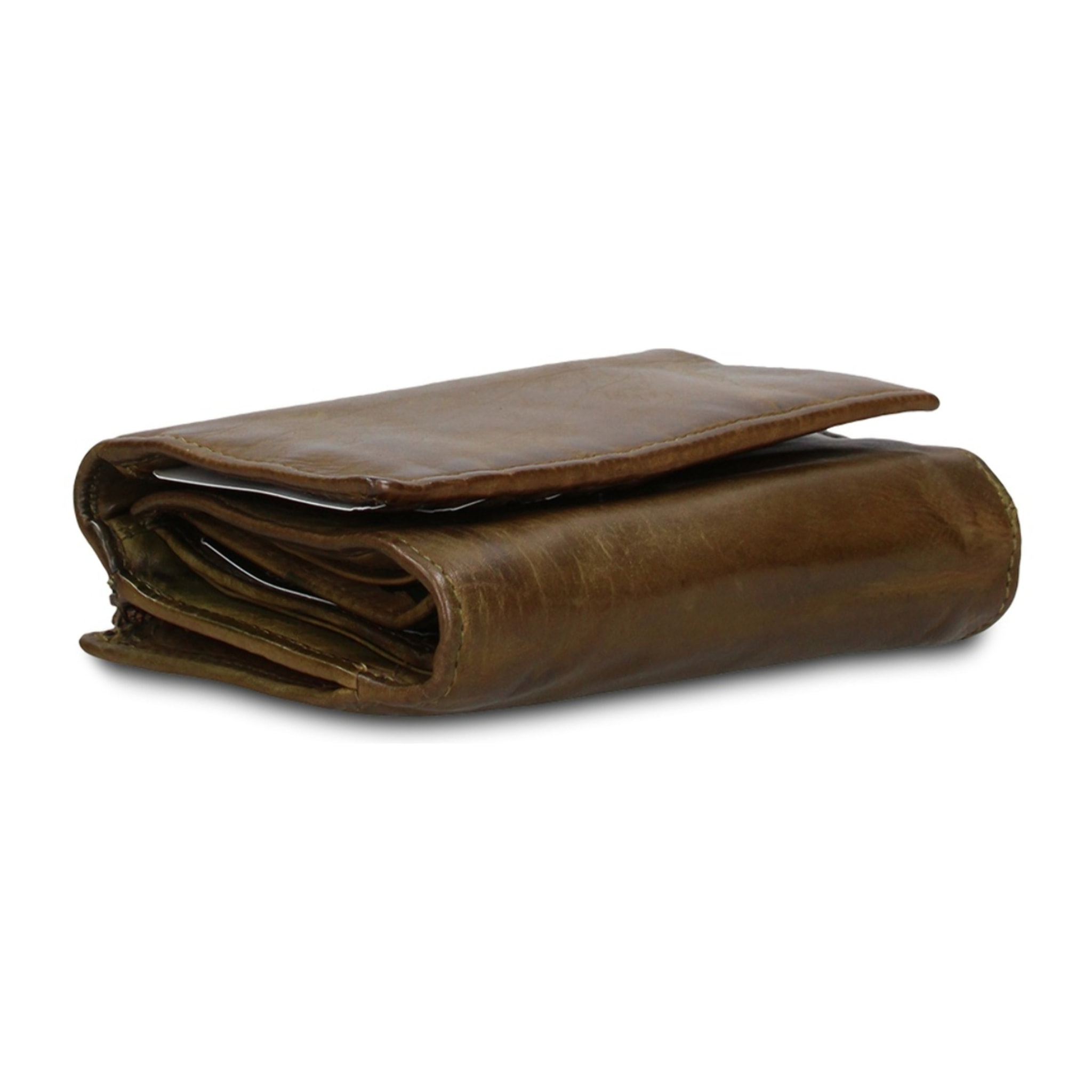 Portafoglio uomo in vera pelle - Modello Boreal - Casual - 14.0 x 9.0 x 4.5 cm