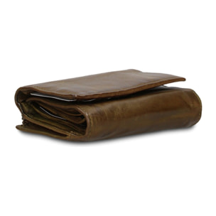 Portafoglio uomo in vera pelle - Modello Boreal - Casual - 14.0 x 9.0 x 4.5 cm