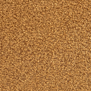 Chauffeuse bouclette texturée moutarde 1 place - L 81 x P 99 x H 75cm - Nova