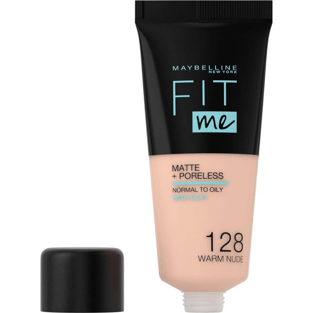 Maybelline New York Fit Me! Matte + Poreless Fond de teint 128 Beige Doré 30 MLT