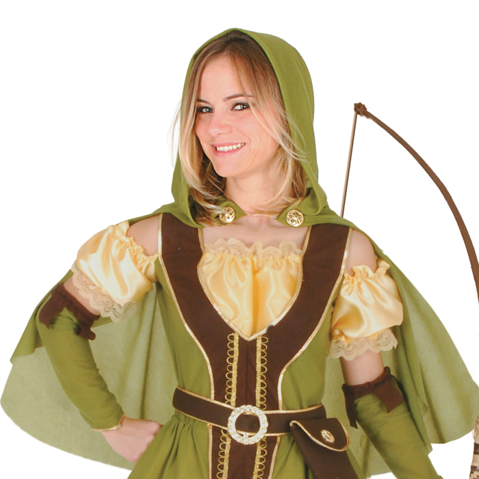 Costume Travestimento Lady Robin Hood Donna