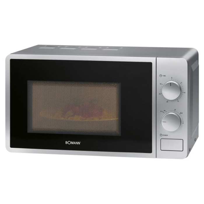 Four micro-onde 20L 1150W Bomann MW6014CB-silver