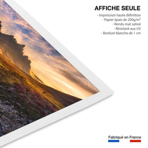 Affiche paysage moutain paradise Affiche seule