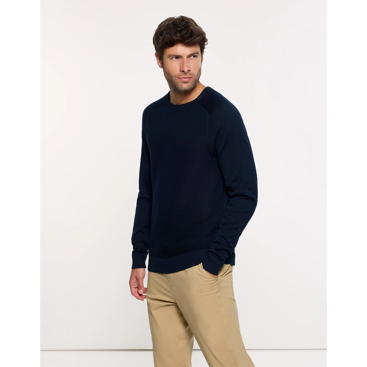 Jersey Manga Larga Azul Oscuro - Nusti