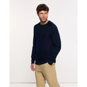 Jersey Manga Larga Azul Oscuro - Nusti