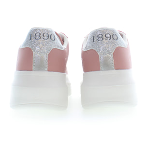 Sneakers U.S. Polo Assn Pink-Silver