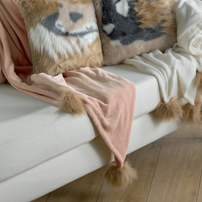 Plaid 100%polyester 240gsm brushy