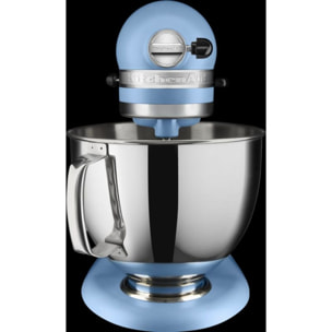 Robot pâtissier KITCHENAID 5KSM175PSEVB bleu velvet, 4,8 L, bol avec poignée + bol 3 L, batteur souple et couvercle