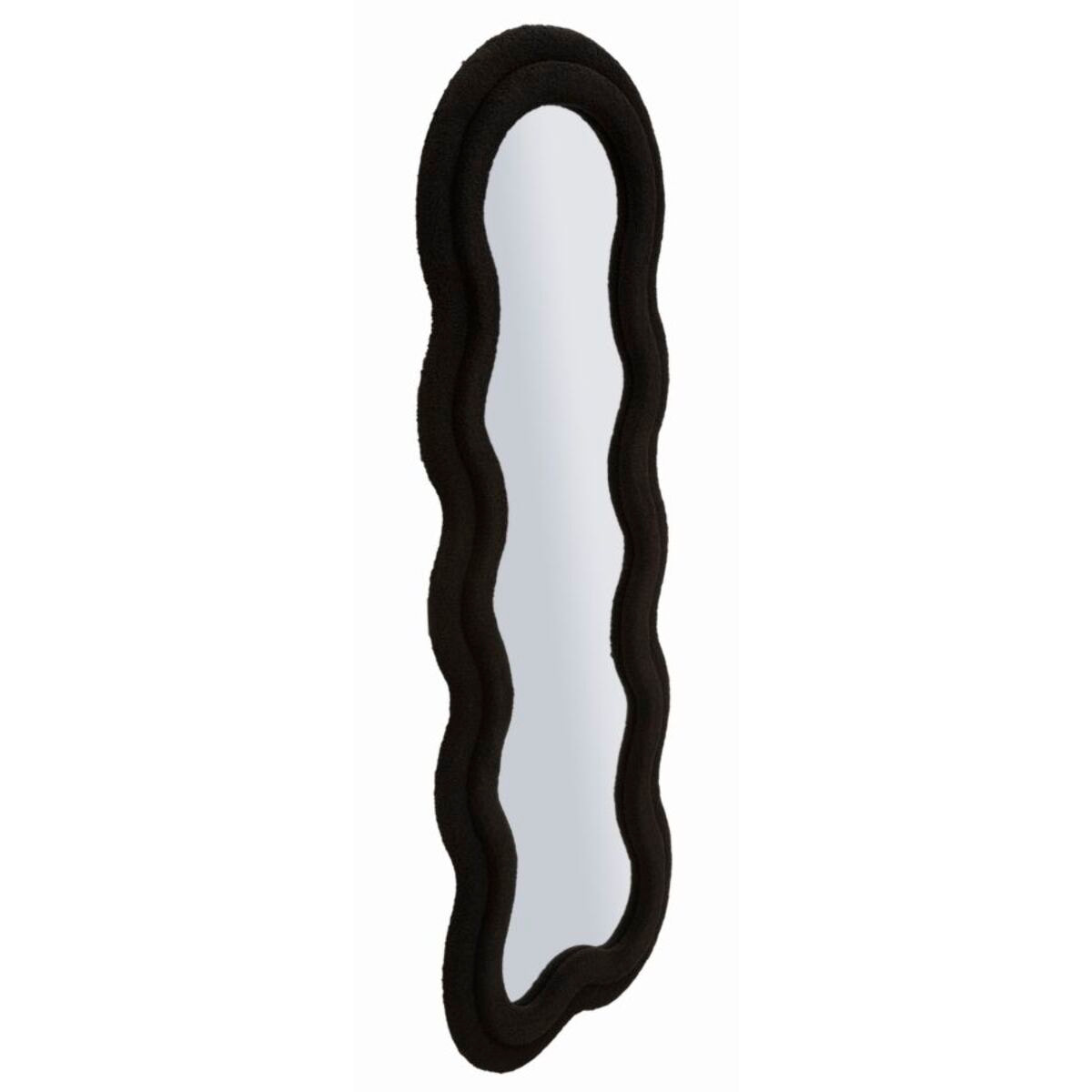 SPECCHIO DA MURO TEDDY NERO CM 60X4X160 (MISURA SPECCHIO CM 39X137)