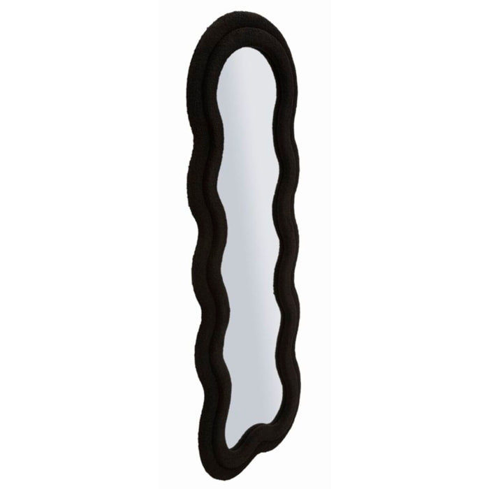 SPECCHIO DA MURO TEDDY NERO CM 60X4X160 (MISURA SPECCHIO CM 39X137)
