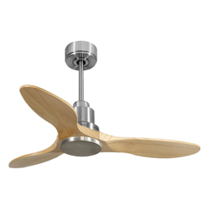 Ventilateur de plafond Réversible  Thermostat Wifi Moteur à courant continu Toits en pente Télécommande Hypersilence Mémoire