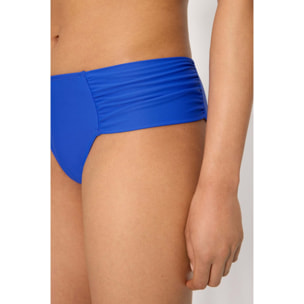 Slip bikini midi modellante Blu