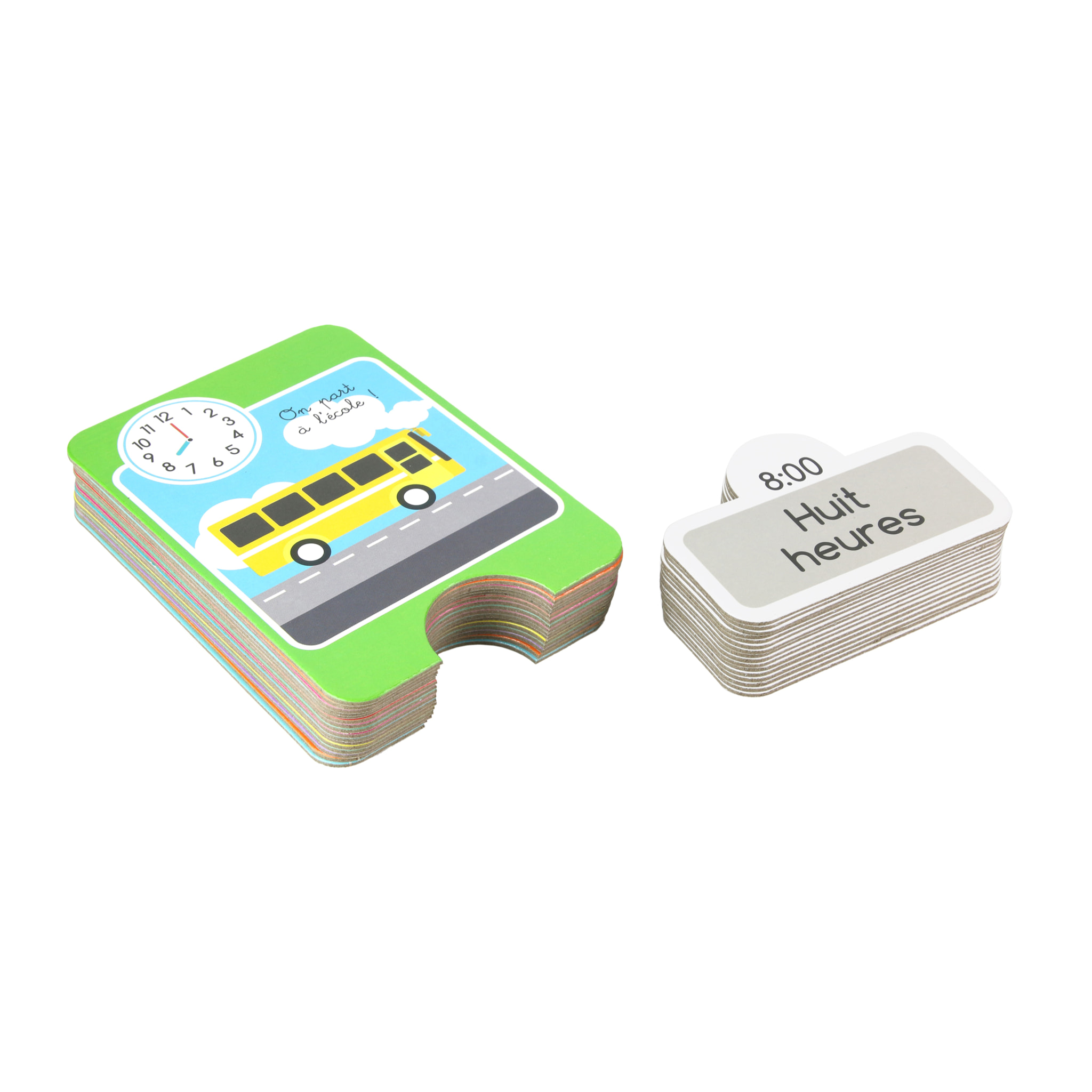 CARTES EDUCATIVES J APPRENDS L HEURE X24