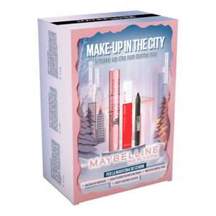 Confezione Regalo Natale Make Up in The City con Mascara Sky High + Rossetto Pioneer 20 + Matita + Beauty Case