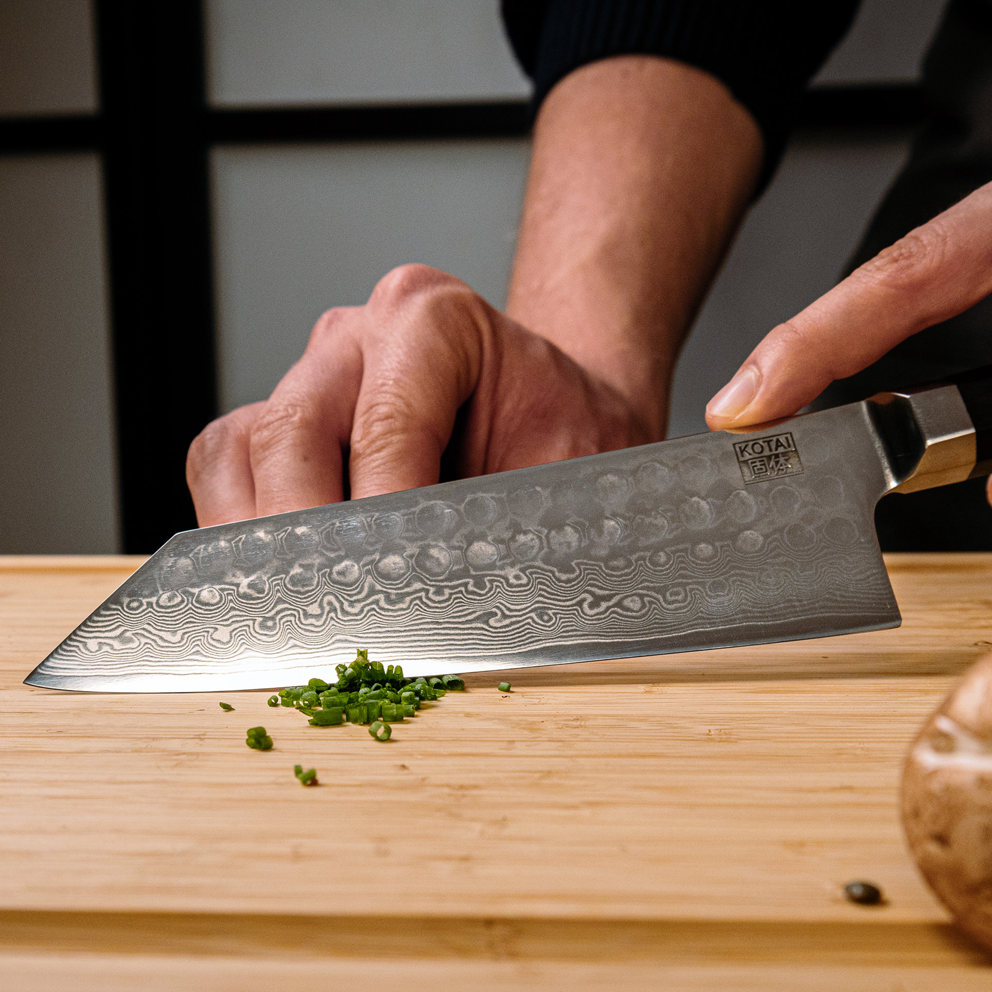 Couteau Santoku Bunka | Lame 170 mm | Acier Inoxydable Japonais Damas