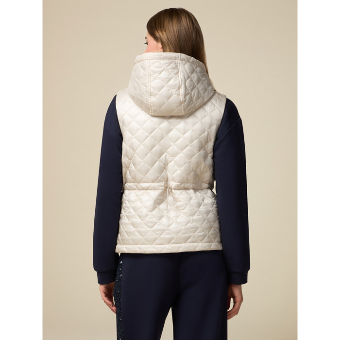 Oltre - Lightweight sleeveless down jacket - Beige