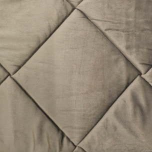 TRAPUNTA INVERNALE MATRIMONIALE IN VELLUTO TORTORA PRODOTTO ITALIANO