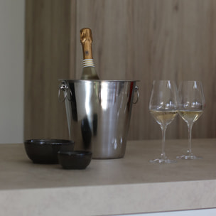 Seau à champagne en inox 22cm