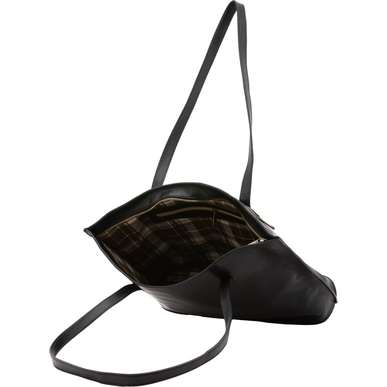 Borsa a spalla da donna - Modello False - 100% pelle - 31.0 x 43.0 x 10.0 cm