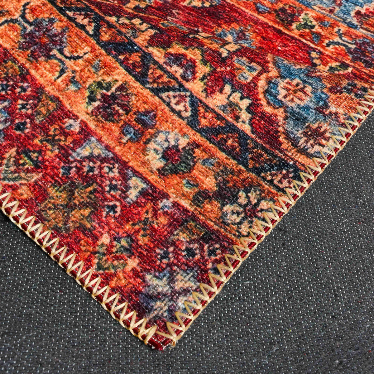 Radom - vintage lavable en machine, rouge
