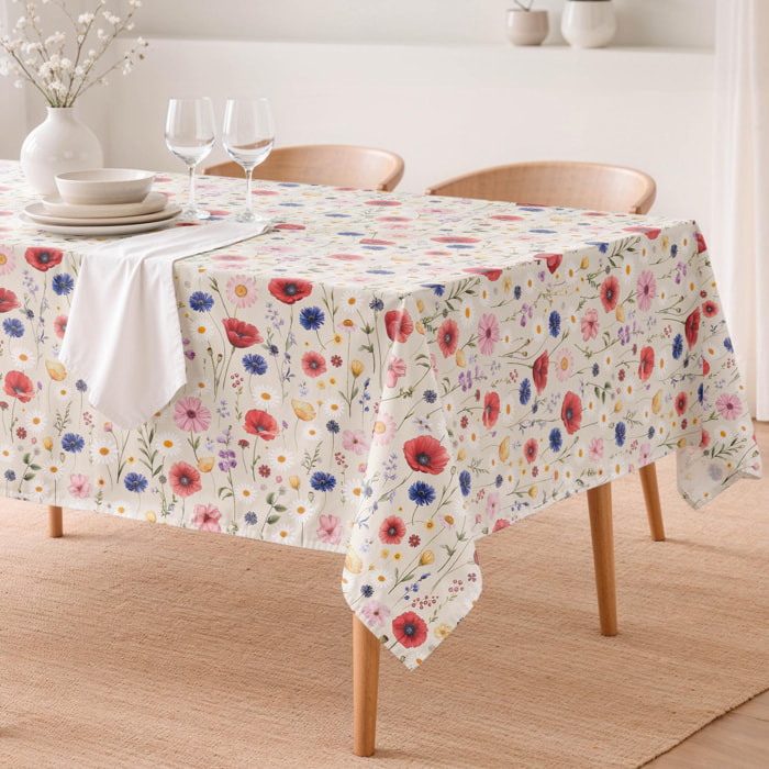 Nappe anti-taches JALIA MULTICOLORE - en 100 % coton