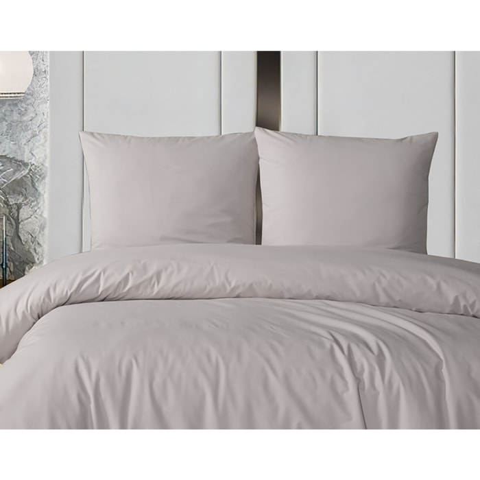 Parure housse de couette et taie(s) oreiller 100% Coton