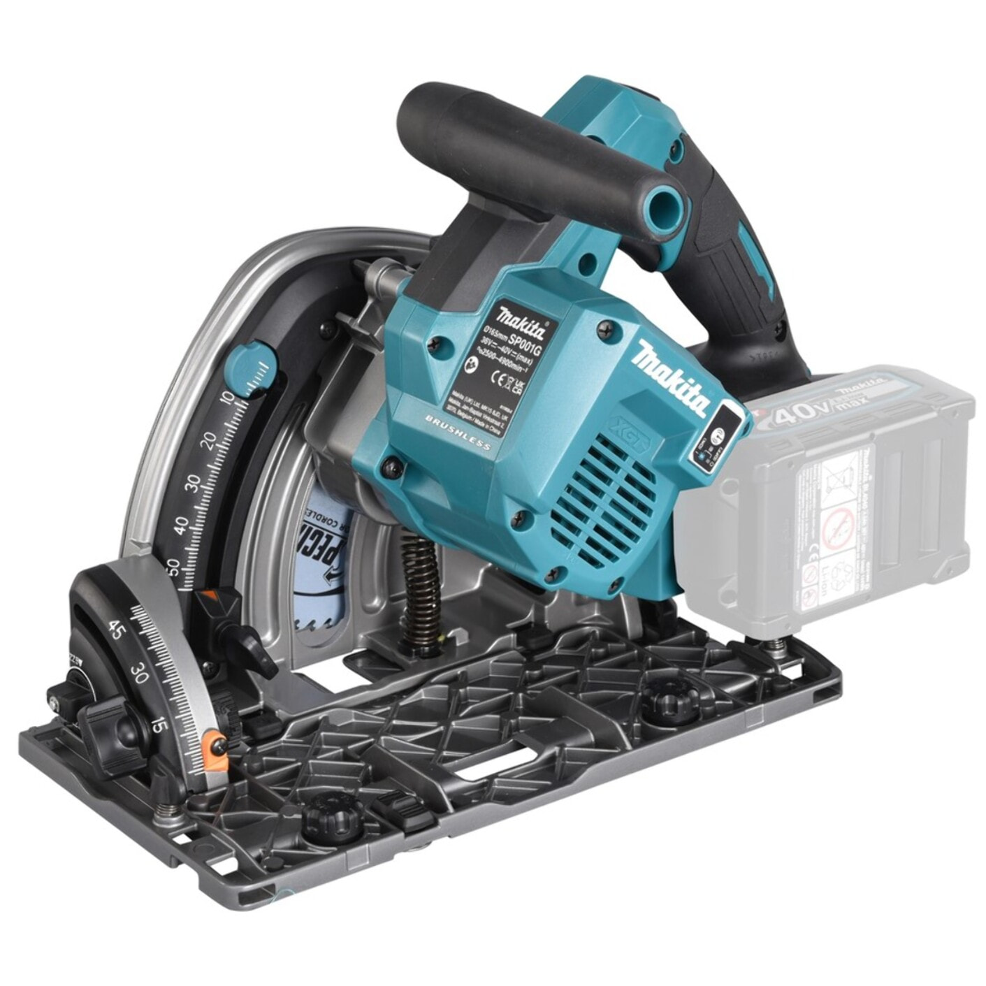 MAKITA Sierra de inmersión 165 mm 40V max Bluetooth sin batería - SP001GZ01